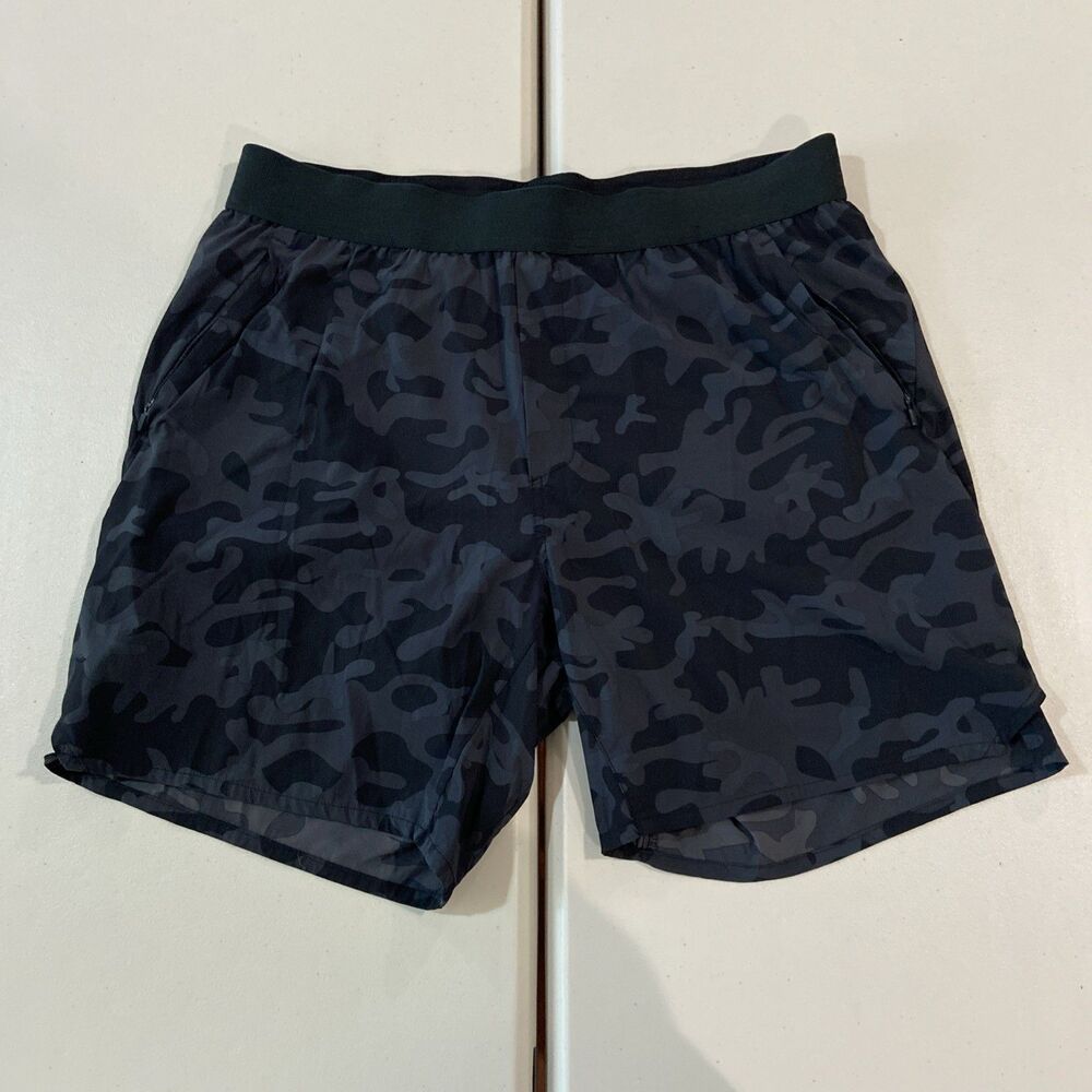 Ten Thousand XL Black Camo 5” Lined Tactical Shorts Adjustable Waist Drawstring